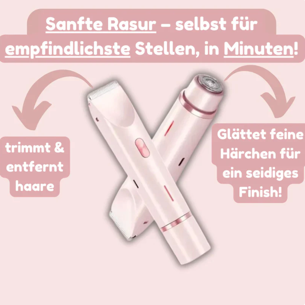 BloomShave® - 2-in-1 Damen Körperrasierer