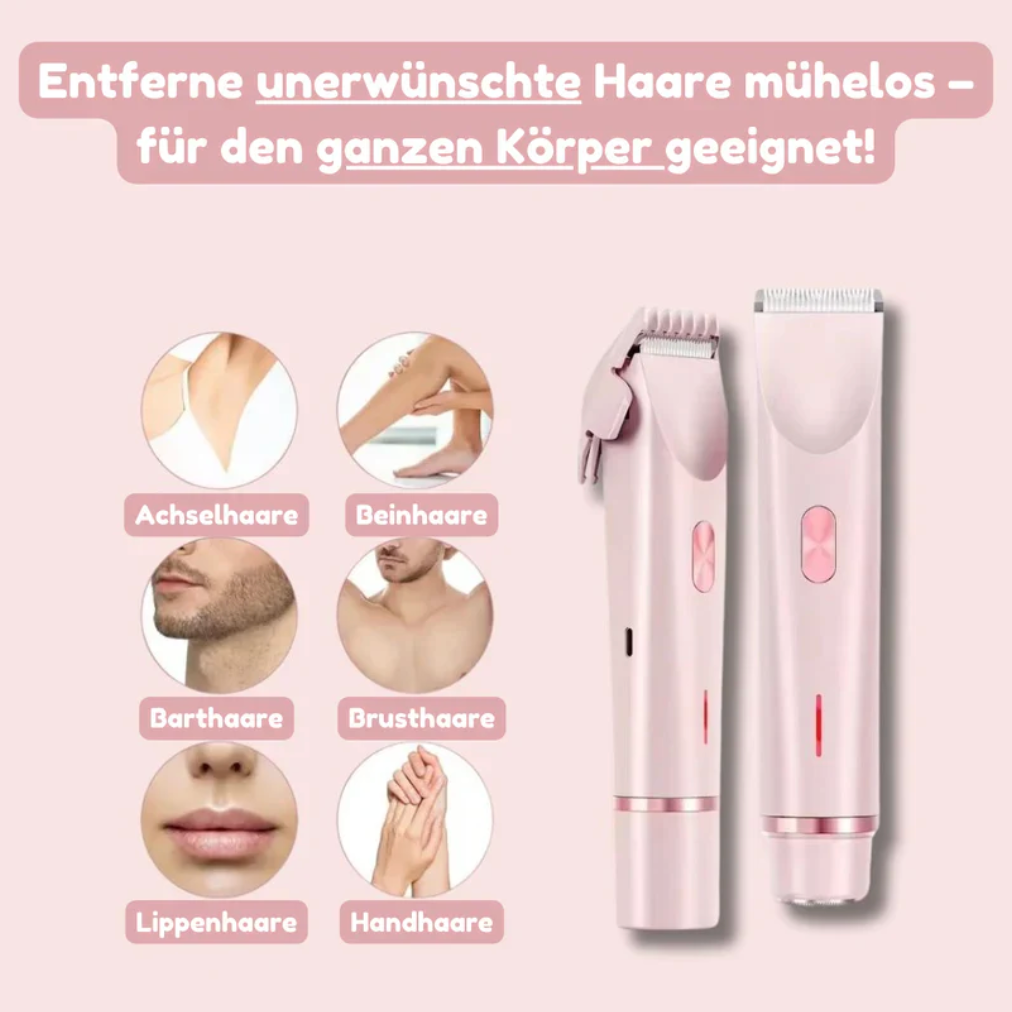 BloomShave® - 2-in-1 Damen Körperrasierer